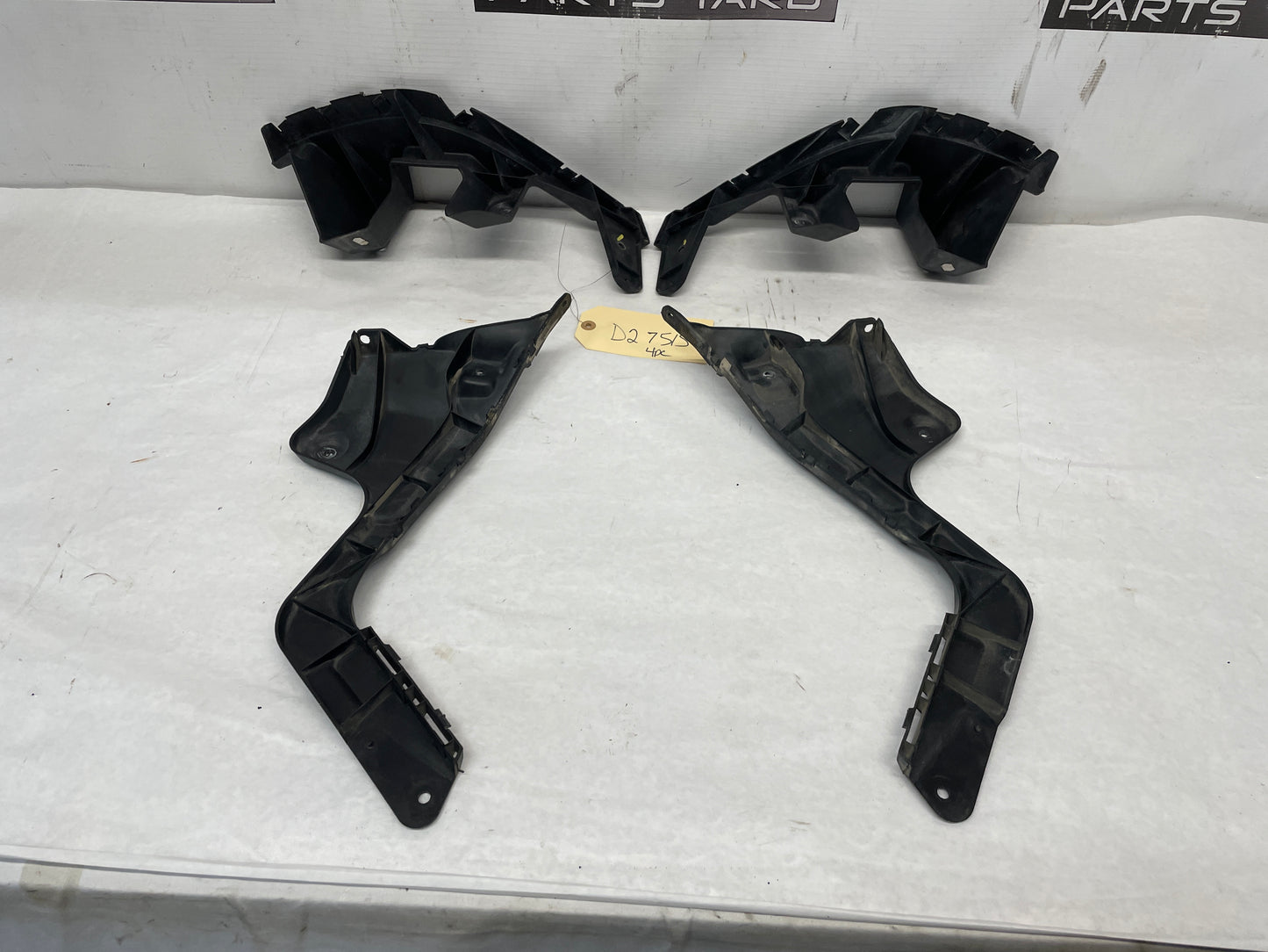 2009 Pontiac G8 GT Complete Rear Bumper Brackets Mounts Guides Set OEM - Day's Parts Yard