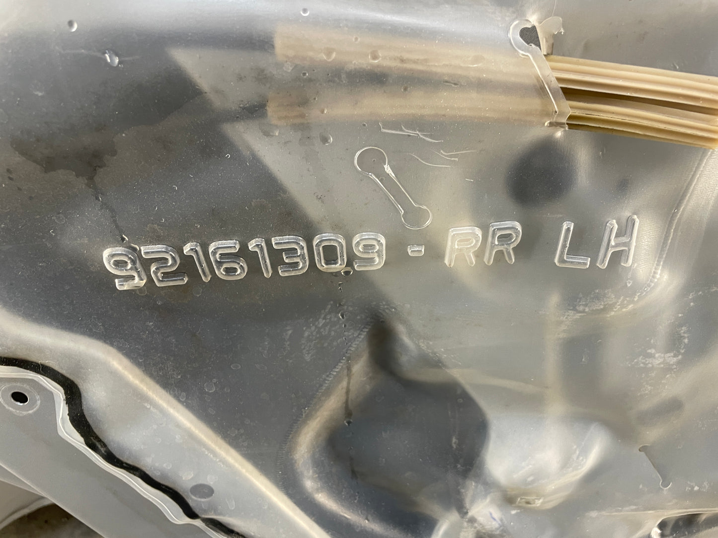 2009 Pontiac G8 LH Driver Rear Exterior Door Silver OEM - Day's Parts Yard