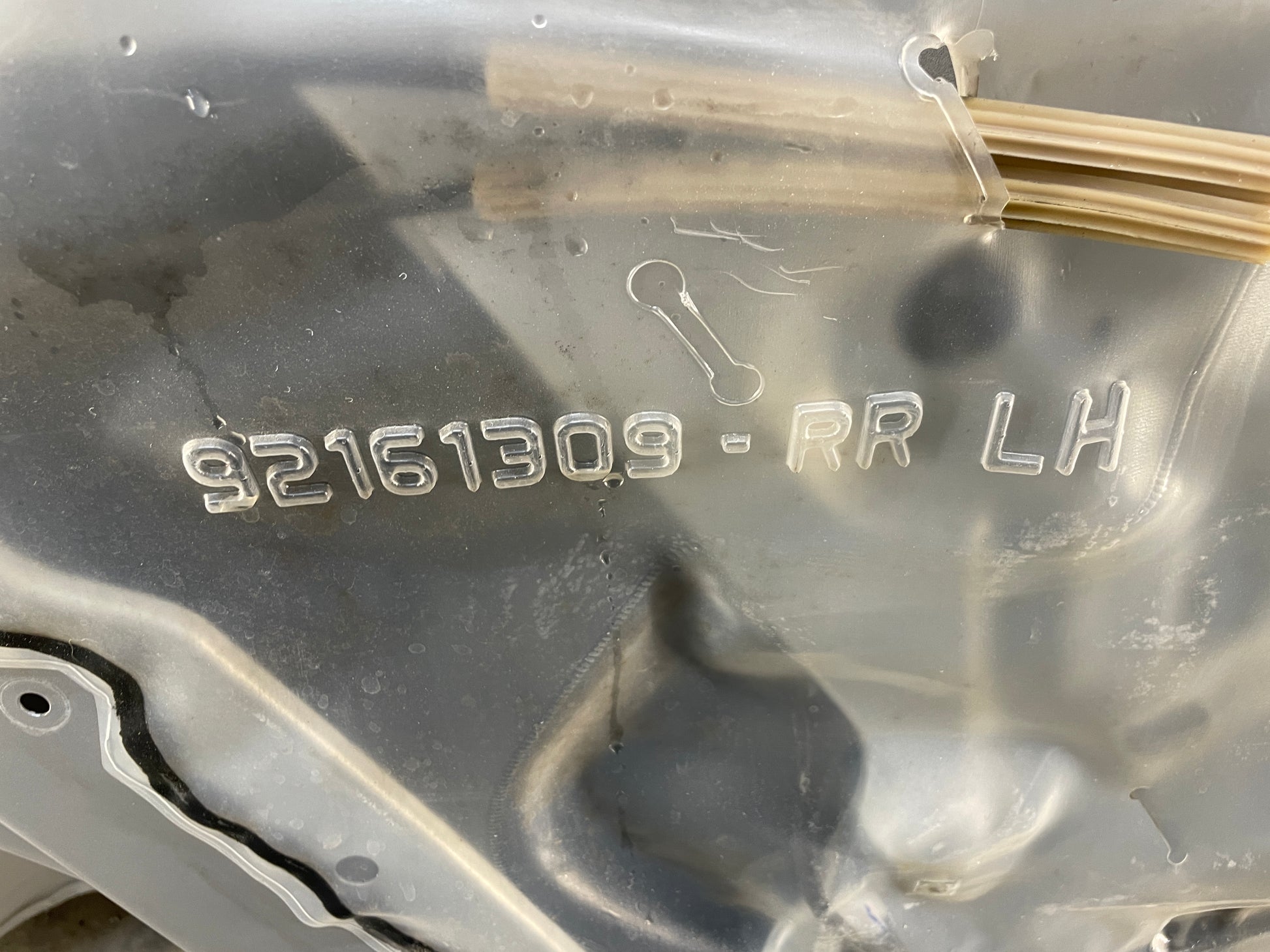 2009 Pontiac G8 LH Driver Rear Exterior Door Silver OEM - Day's Parts Yard