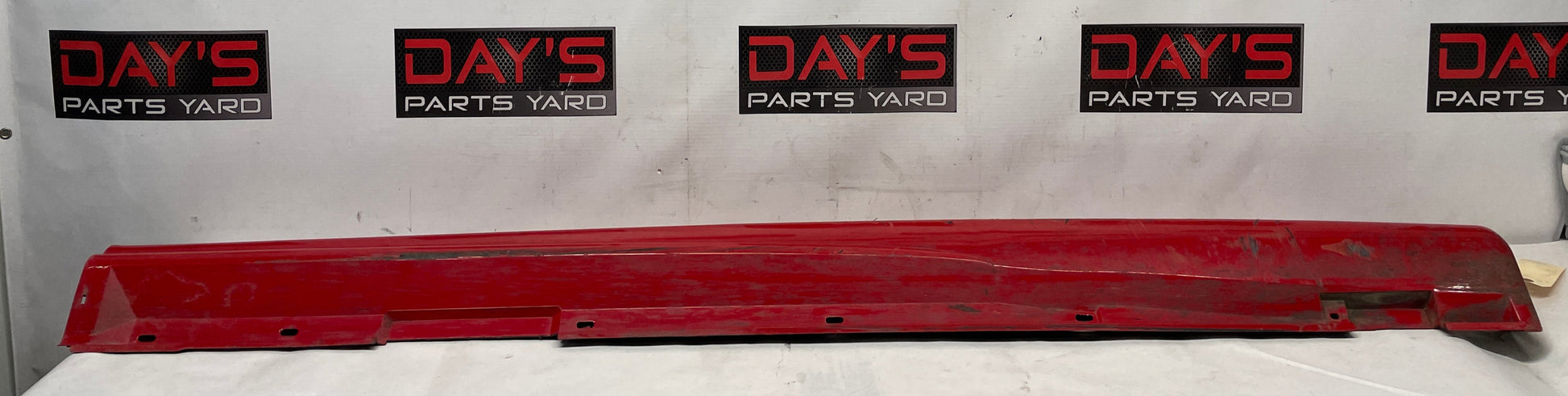 2006 Pontiac GTO RH Passenger Rocker Molding Side Skirt Panel Red OEM - Day's Parts Yard