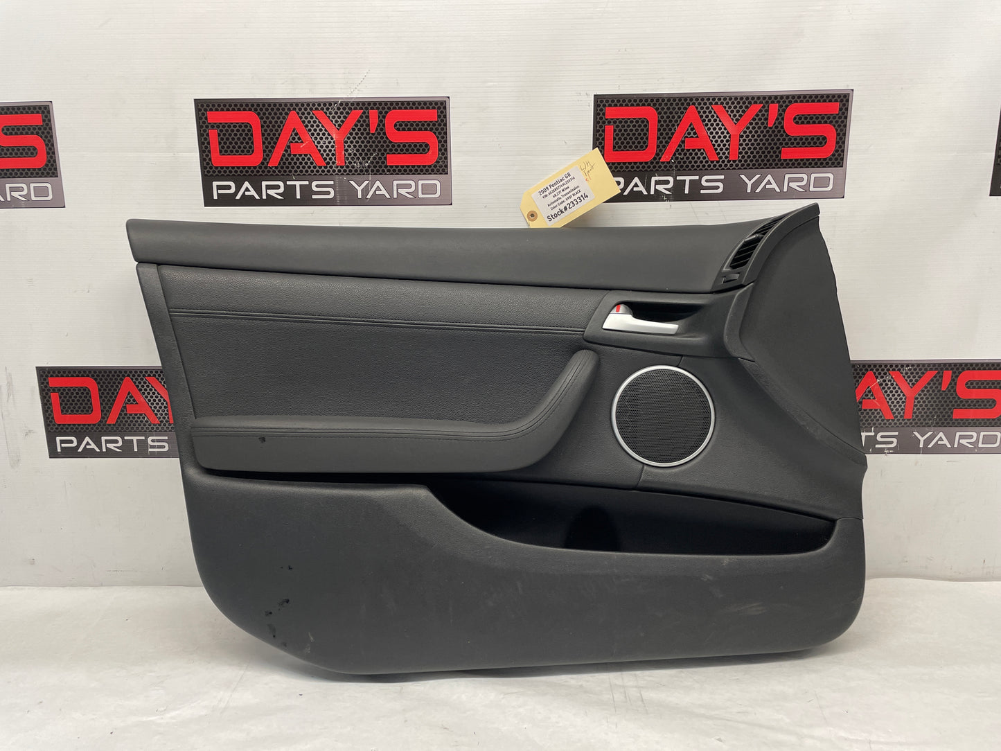 2009 Pontiac G8 G8 LH Driver Front Interior Door Panel Trim OEM - Day's Parts Yard