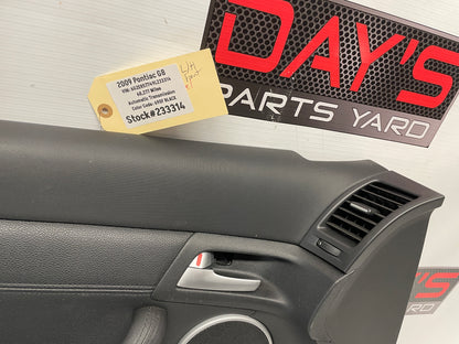 2009 Pontiac G8 G8 LH Driver Front Interior Door Panel Trim OEM - Day's Parts Yard