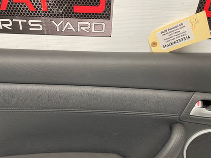 2009 Pontiac G8 G8 LH Driver Front Interior Door Panel Trim OEM - Day's Parts Yard