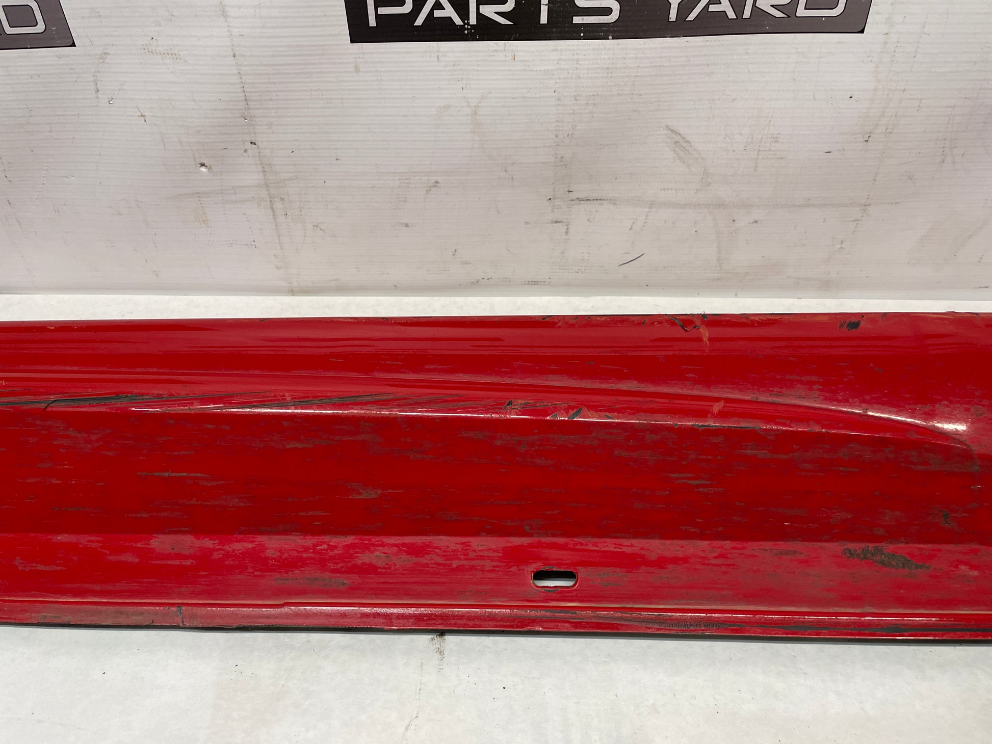 2006 Pontiac GTO RH Passenger Rocker Molding Side Skirt Panel Red OEM - Day's Parts Yard