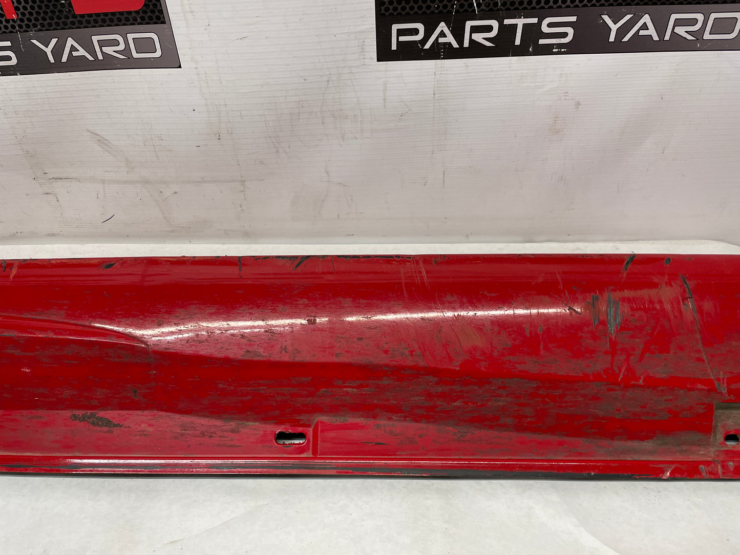2006 Pontiac GTO RH Passenger Rocker Molding Side Skirt Panel Red OEM - Day's Parts Yard