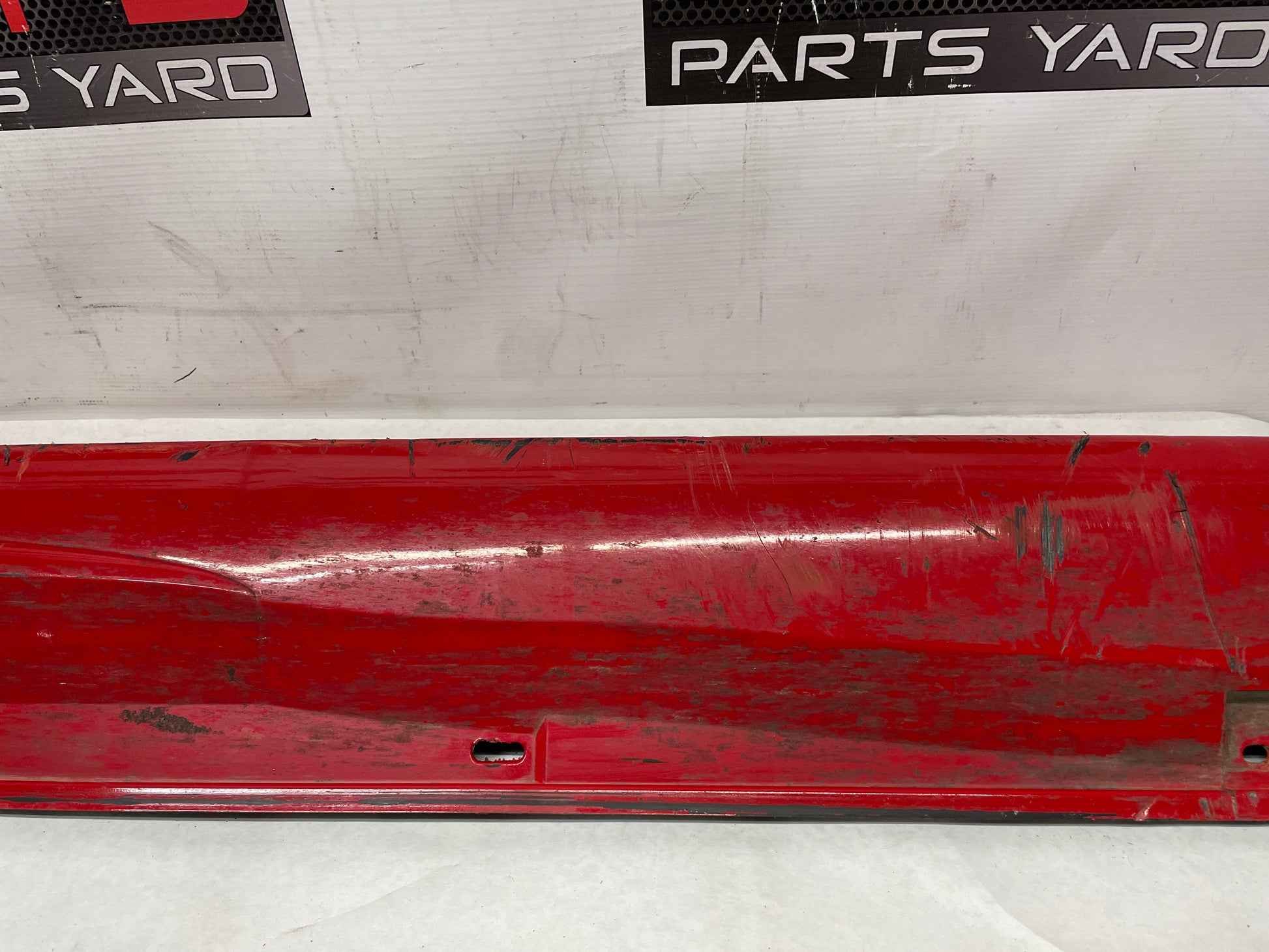 2006 Pontiac GTO RH Passenger Rocker Molding Side Skirt Panel Red OEM - Day's Parts Yard