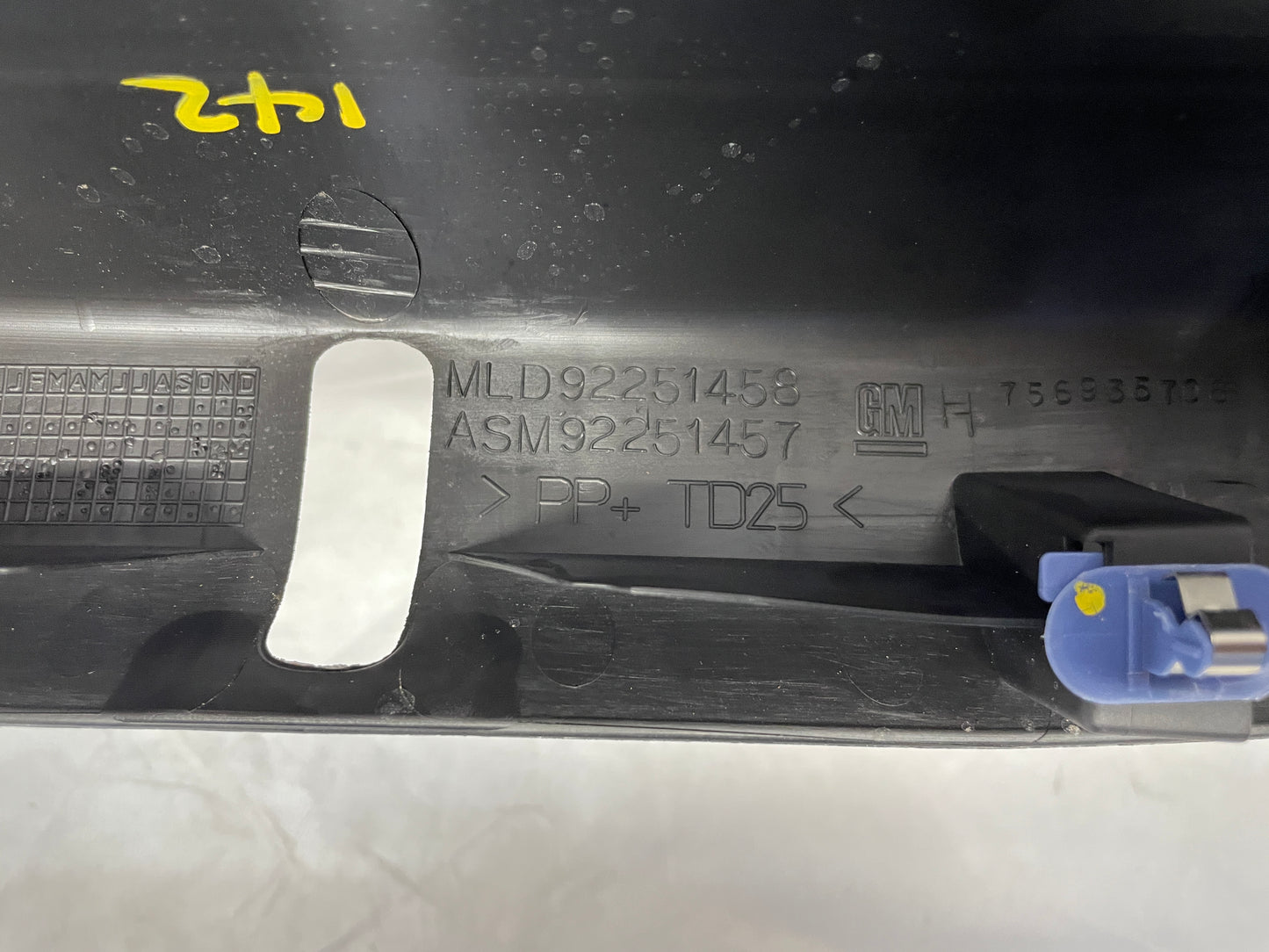 2014 Chevy SS Sedan Trunk Cargo Liftgate Wall Plate Cover Garnish Trim Molding OEM - Day's Parts Yard