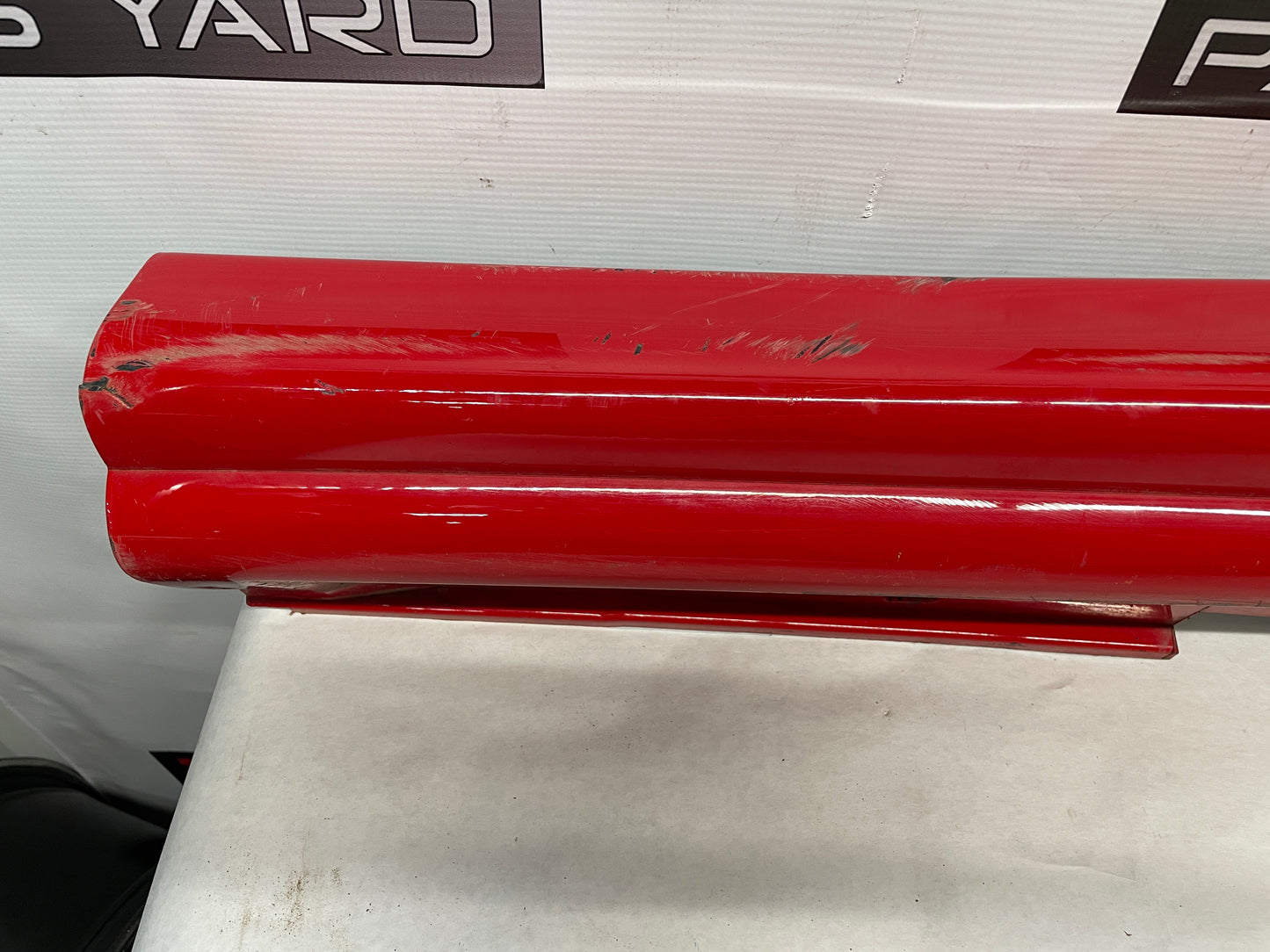 2006 Pontiac GTO RH Passenger Rocker Molding Side Skirt Panel Red OEM - Day's Parts Yard