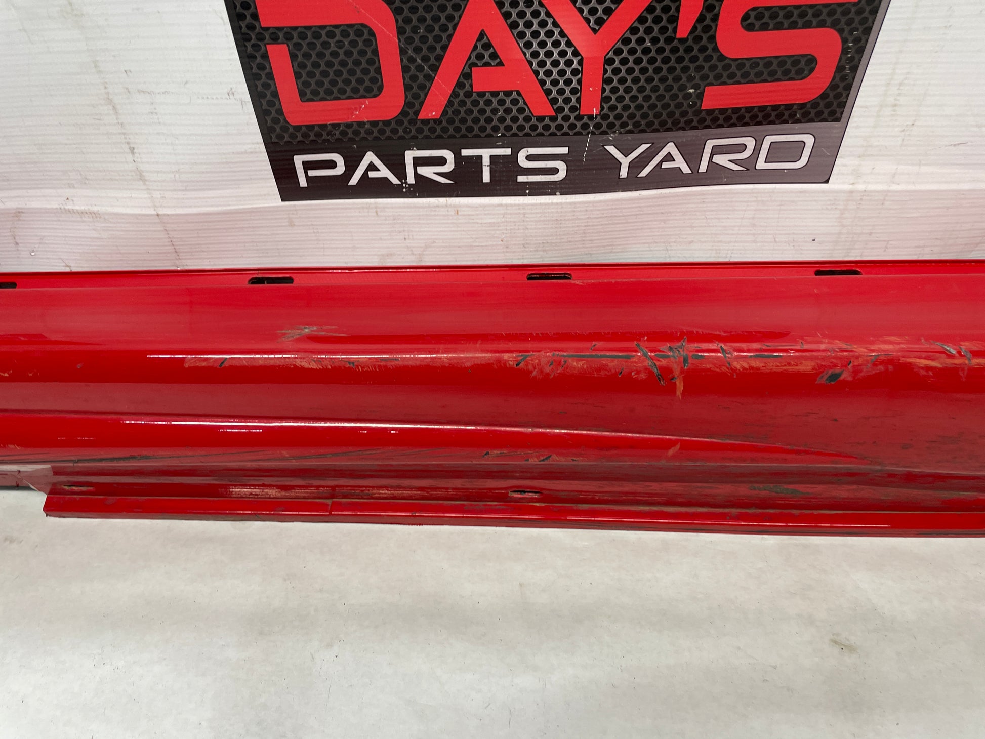 2006 Pontiac GTO RH Passenger Rocker Molding Side Skirt Panel Red OEM - Day's Parts Yard