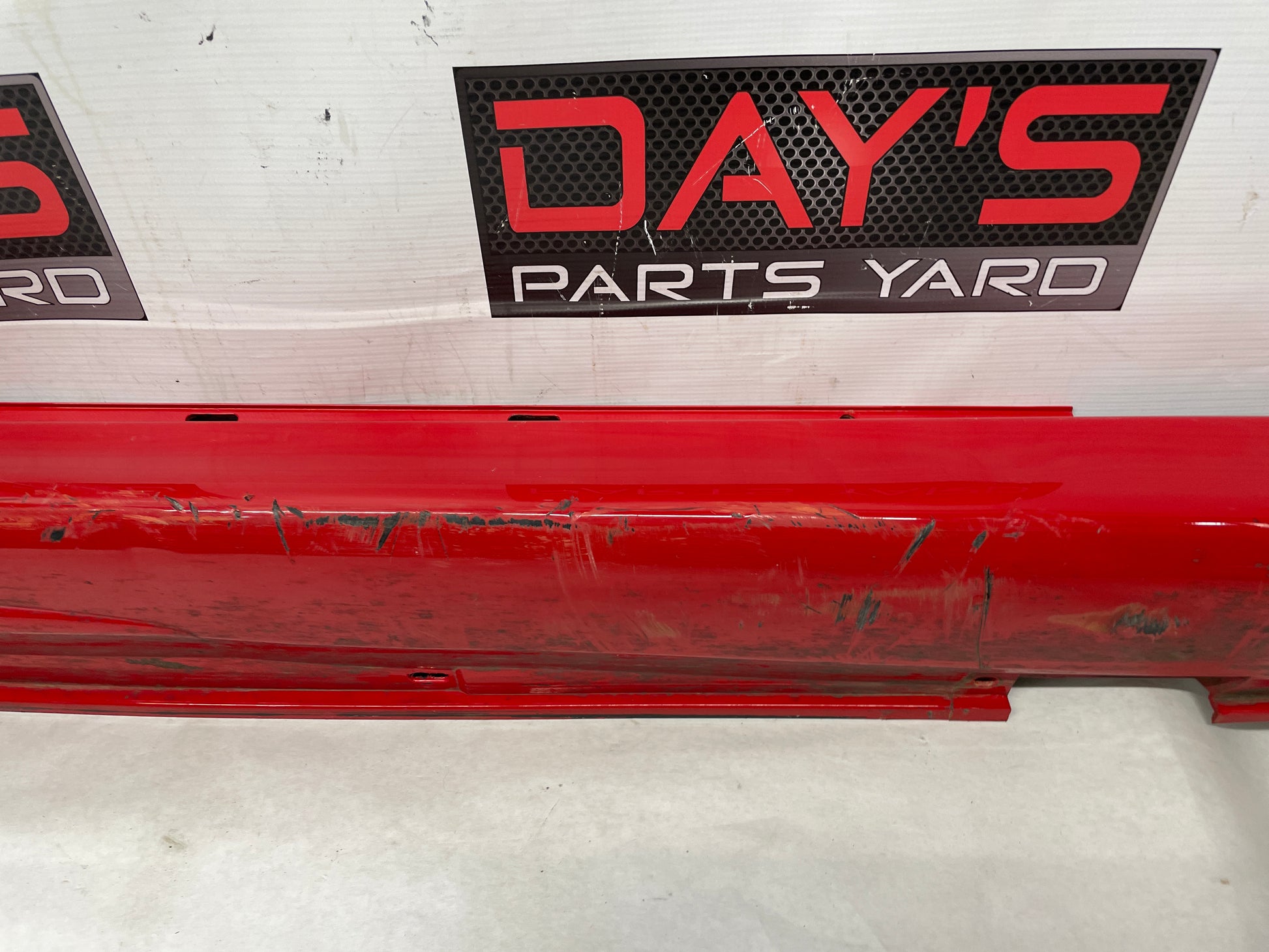 2006 Pontiac GTO RH Passenger Rocker Molding Side Skirt Panel Red OEM - Day's Parts Yard