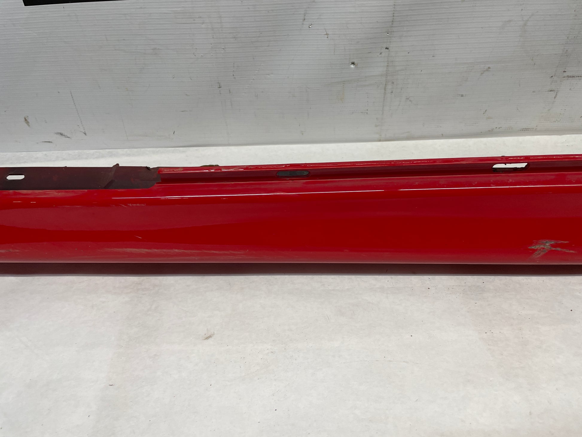 2006 Pontiac GTO RH Passenger Rocker Molding Side Skirt Panel Red OEM - Day's Parts Yard