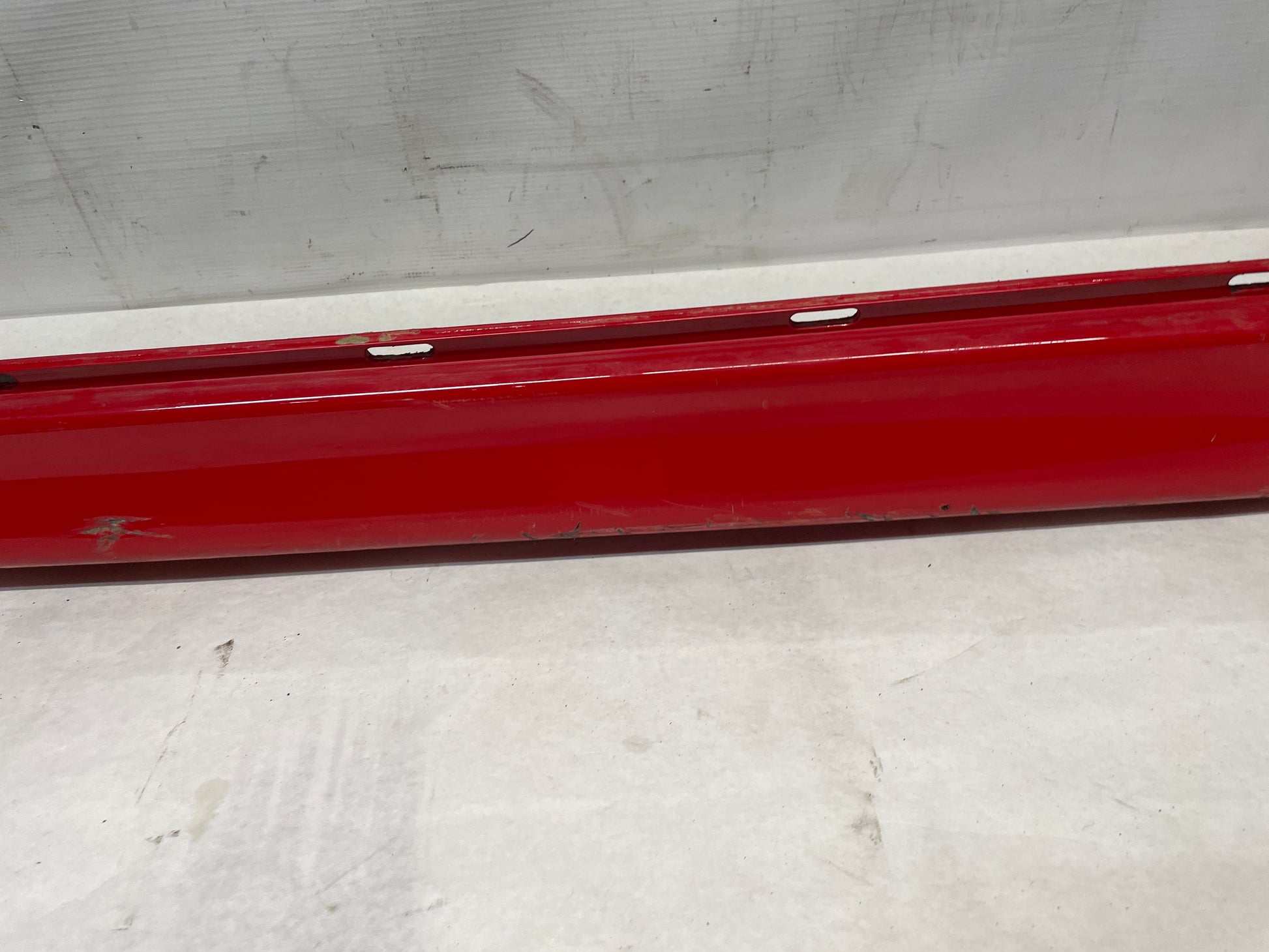 2006 Pontiac GTO RH Passenger Rocker Molding Side Skirt Panel Red OEM - Day's Parts Yard