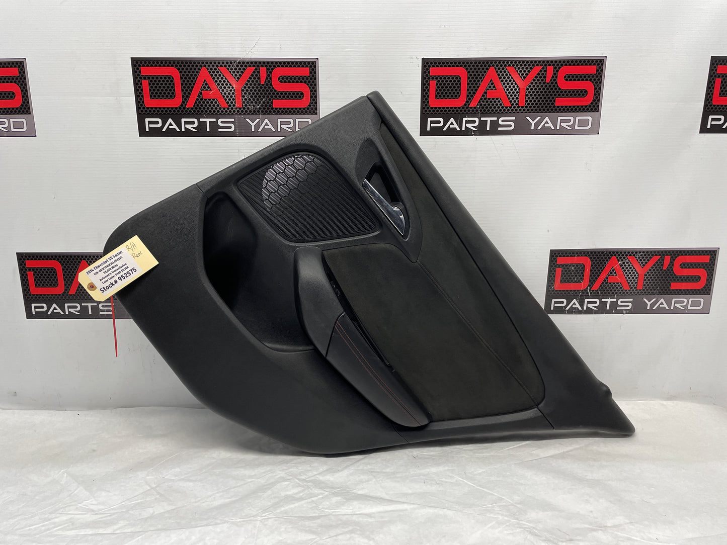 2014 Chevy SS Sedan RH Passenger Rear Interior Door Panel Trim OEM - Day's Parts Yard