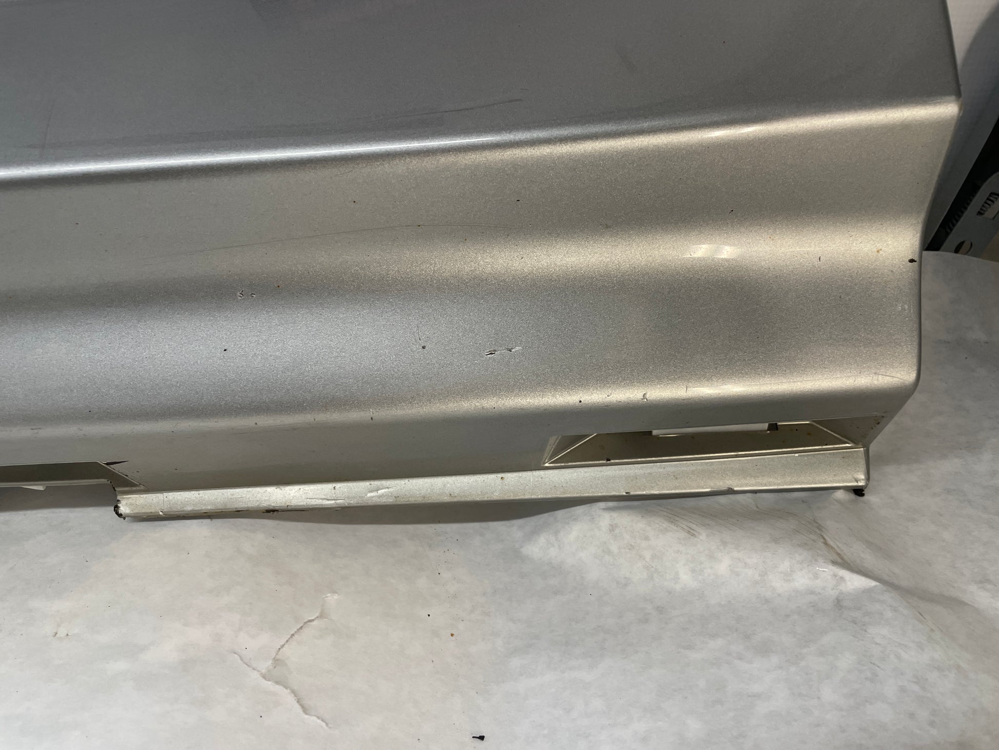 2009 Pontiac G8 LH Driver Rocker Molding Side Skirt Panel Black OEM - Day's Parts Yard