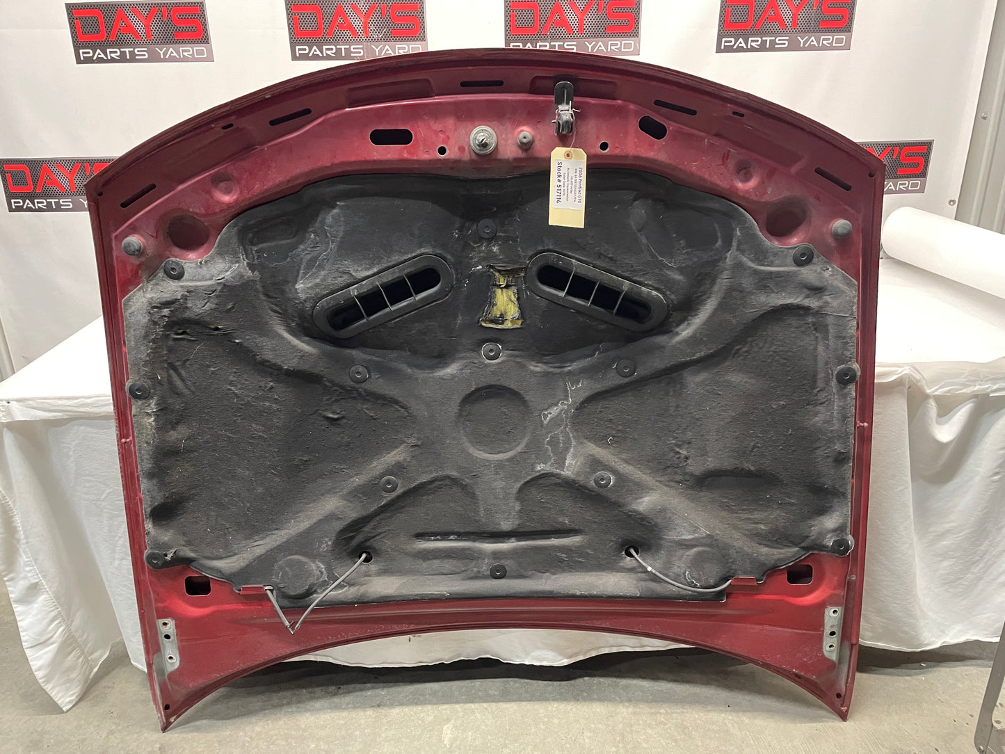 2006 Pontiac GTO Hood Assembly Spice Red OEM