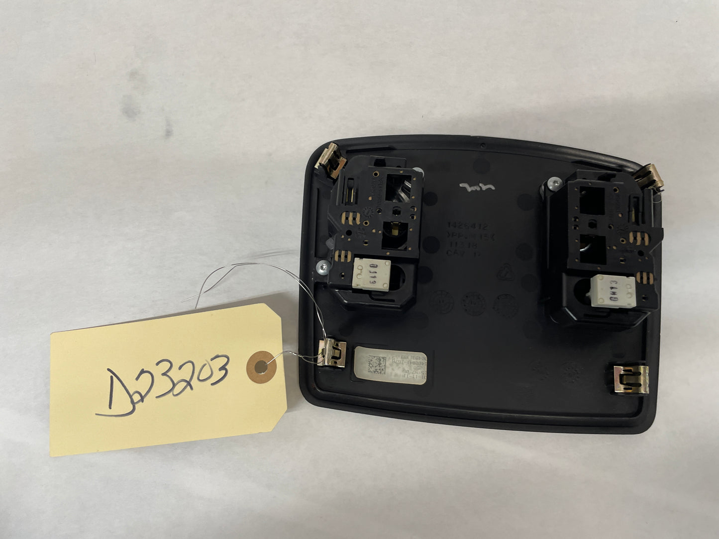 2011 Cadillac CTS-V Coupe Over Head Overhead Rear Console Reading Dome Light OEM