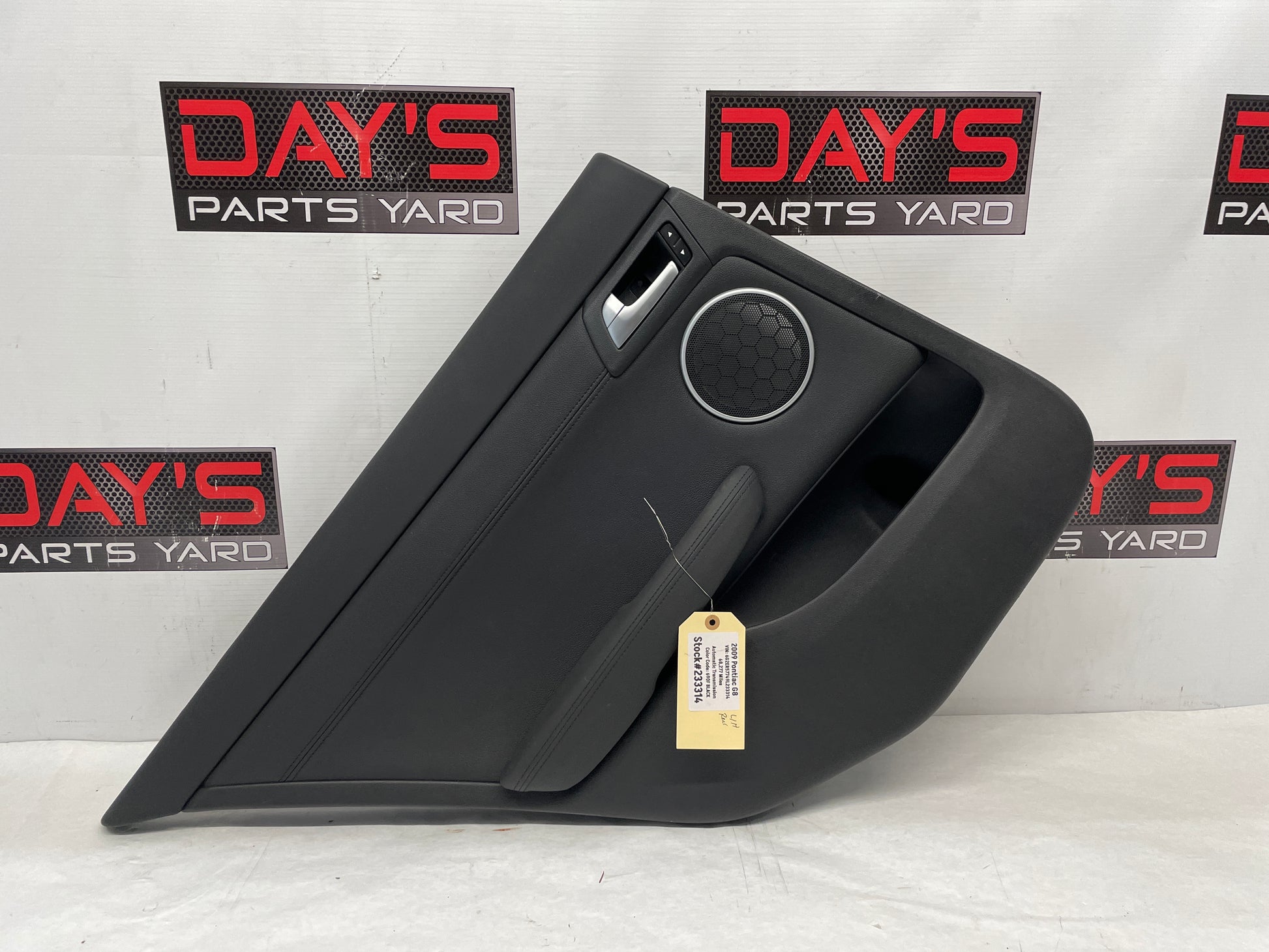 2009 Pontiac G8 LH Driver Rear Interior Door Panel Trim OEM - Day's Parts Yard