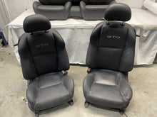 2006 Pontiac GTO Seats Front and Rear Black Leather OEM
