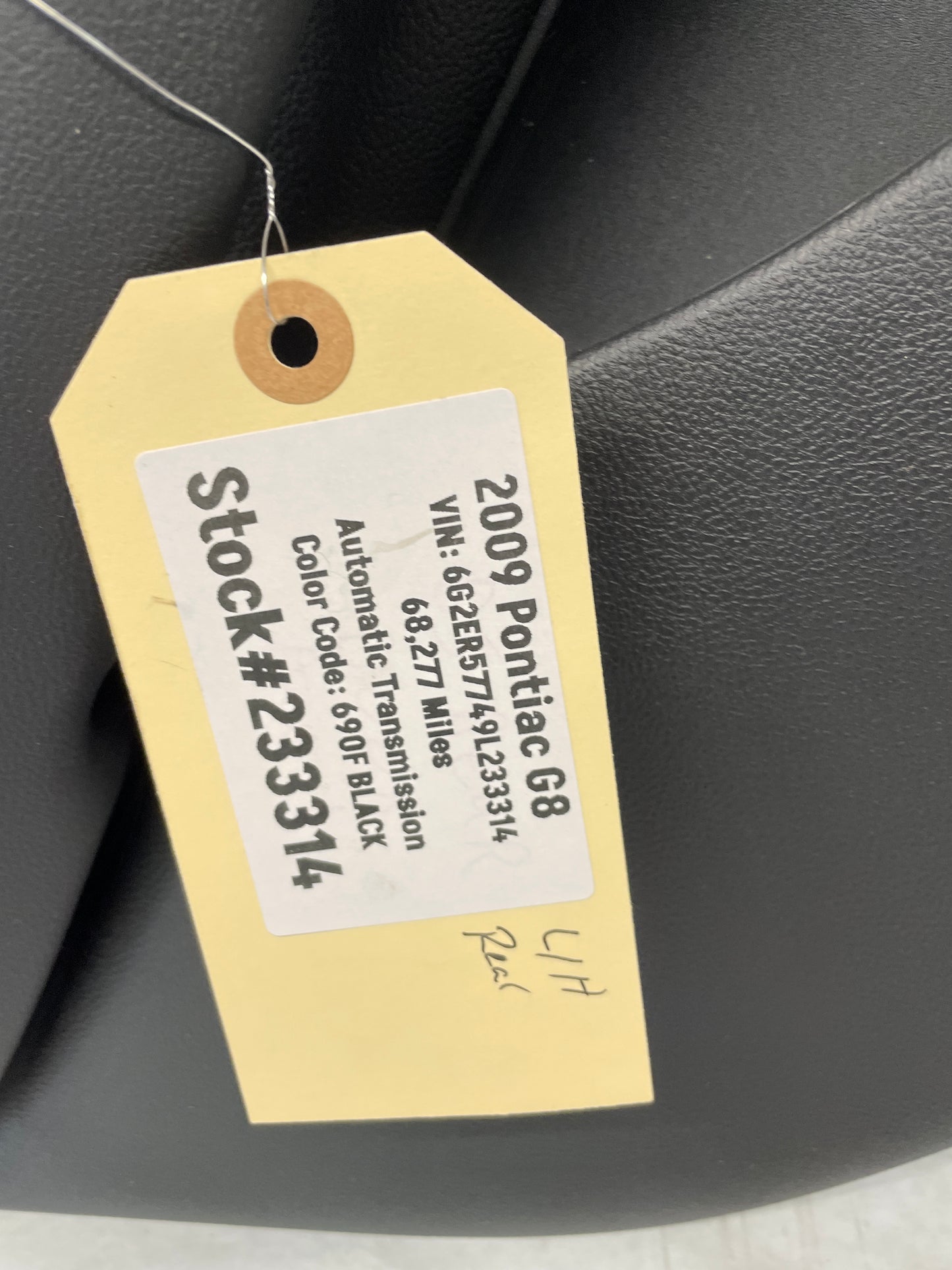 2009 Pontiac G8 LH Driver Rear Interior Door Panel Trim OEM - Day's Parts Yard