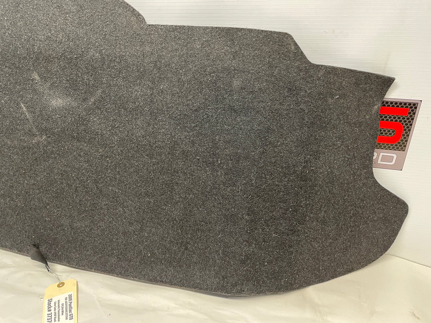 2005 Pontiac GTO Spare Wheel Tire Trunk Carpet Cargo Cover OEM - Day's Parts Yard
