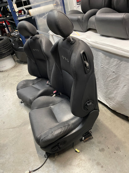 2006 Pontiac GTO Seats Front and Rear Black Leather OEM