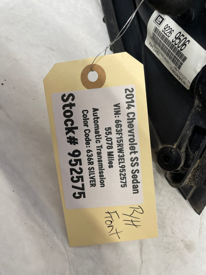 2014 Chevy SS Sedan RH Passenger Exterior Side Mirror OEM - Day's Parts Yard