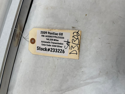 2009 Pontiac G8 RH & LH Door Roof Chrome Reveal Molding Trim OEM - Day's Parts Yard