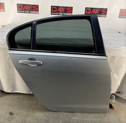 2009 Pontiac G8 RH Passenger Rear Exterior Door Silver OEM - Day's Parts Yard