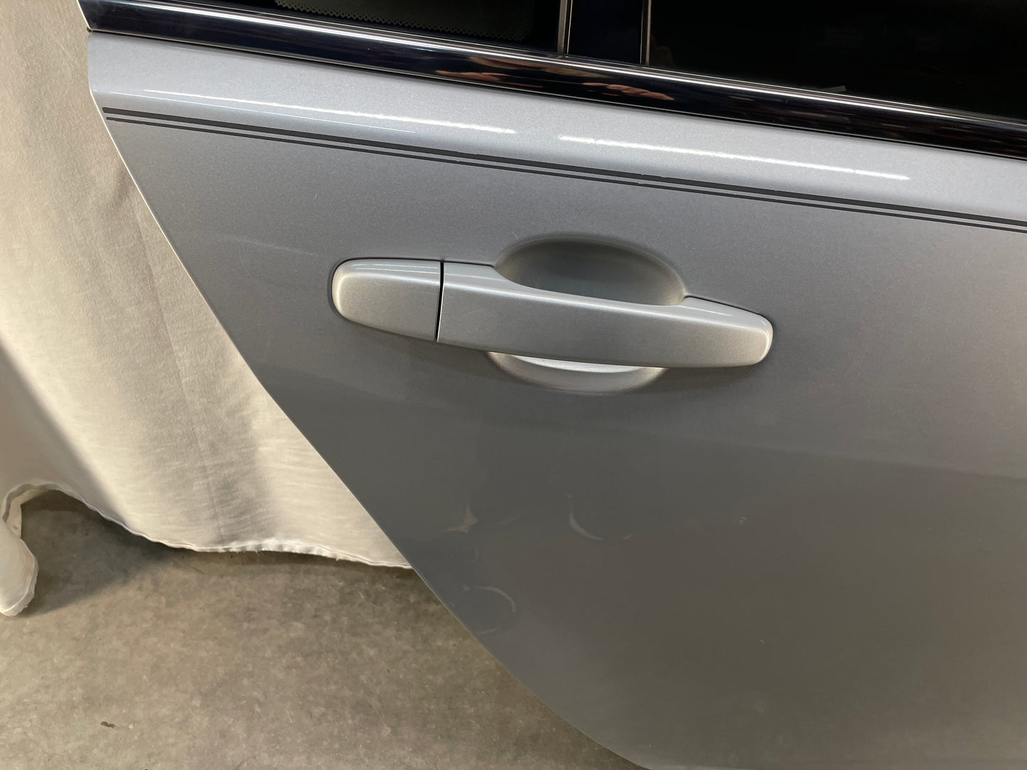 2009 Pontiac G8 RH Passenger Rear Exterior Door Silver OEM - Day's Parts Yard