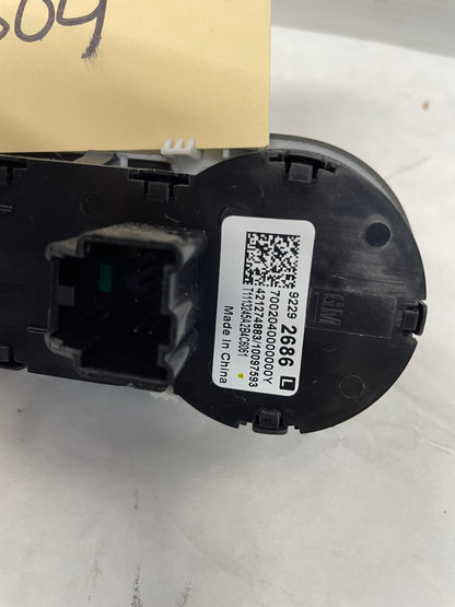 2014 Chevy SS Sedan Headlight Lamp Switch w/ Trim Plate OEM - Day's Parts Yard