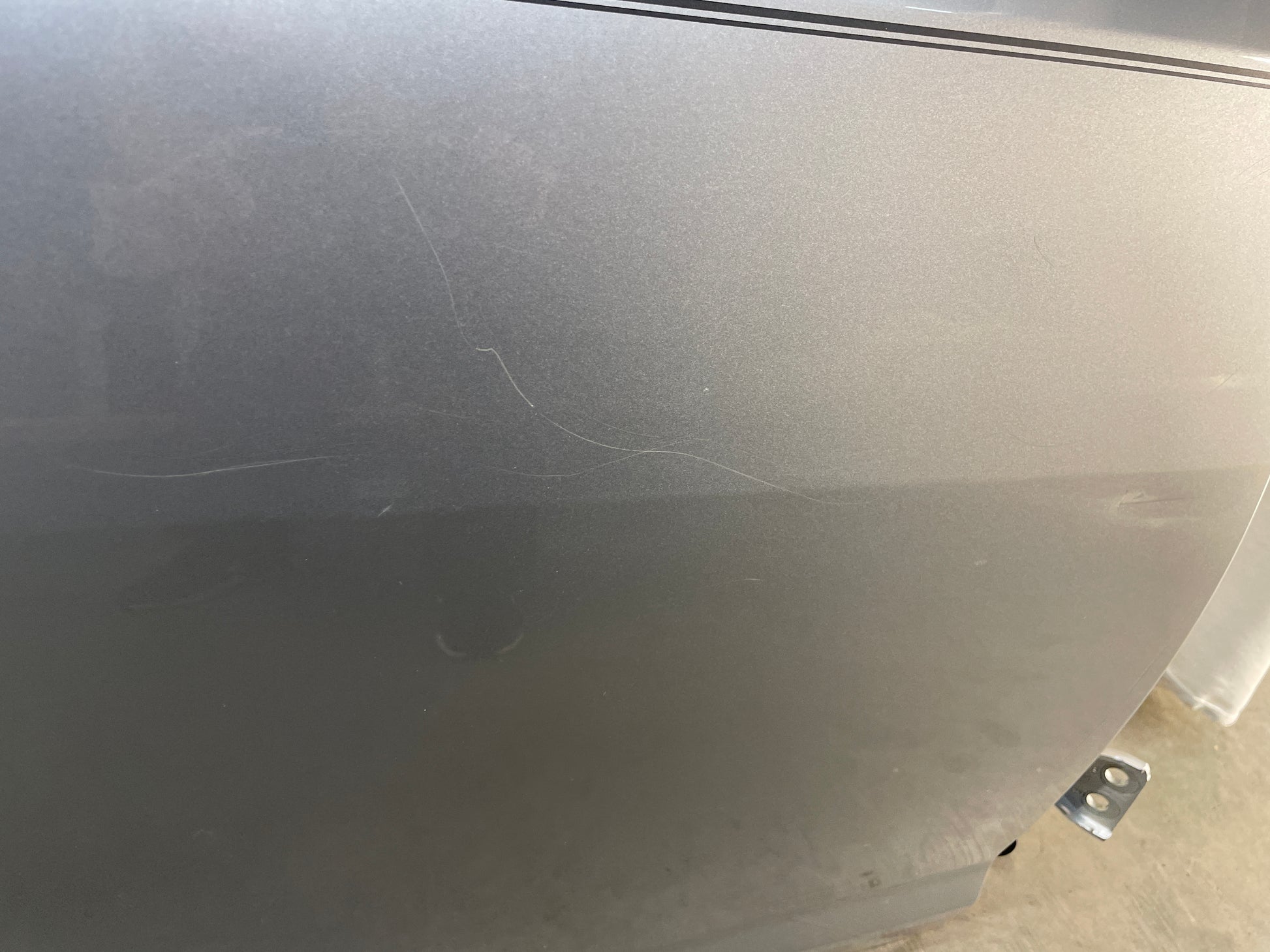 2009 Pontiac G8 RH Passenger Rear Exterior Door Silver OEM - Day's Parts Yard