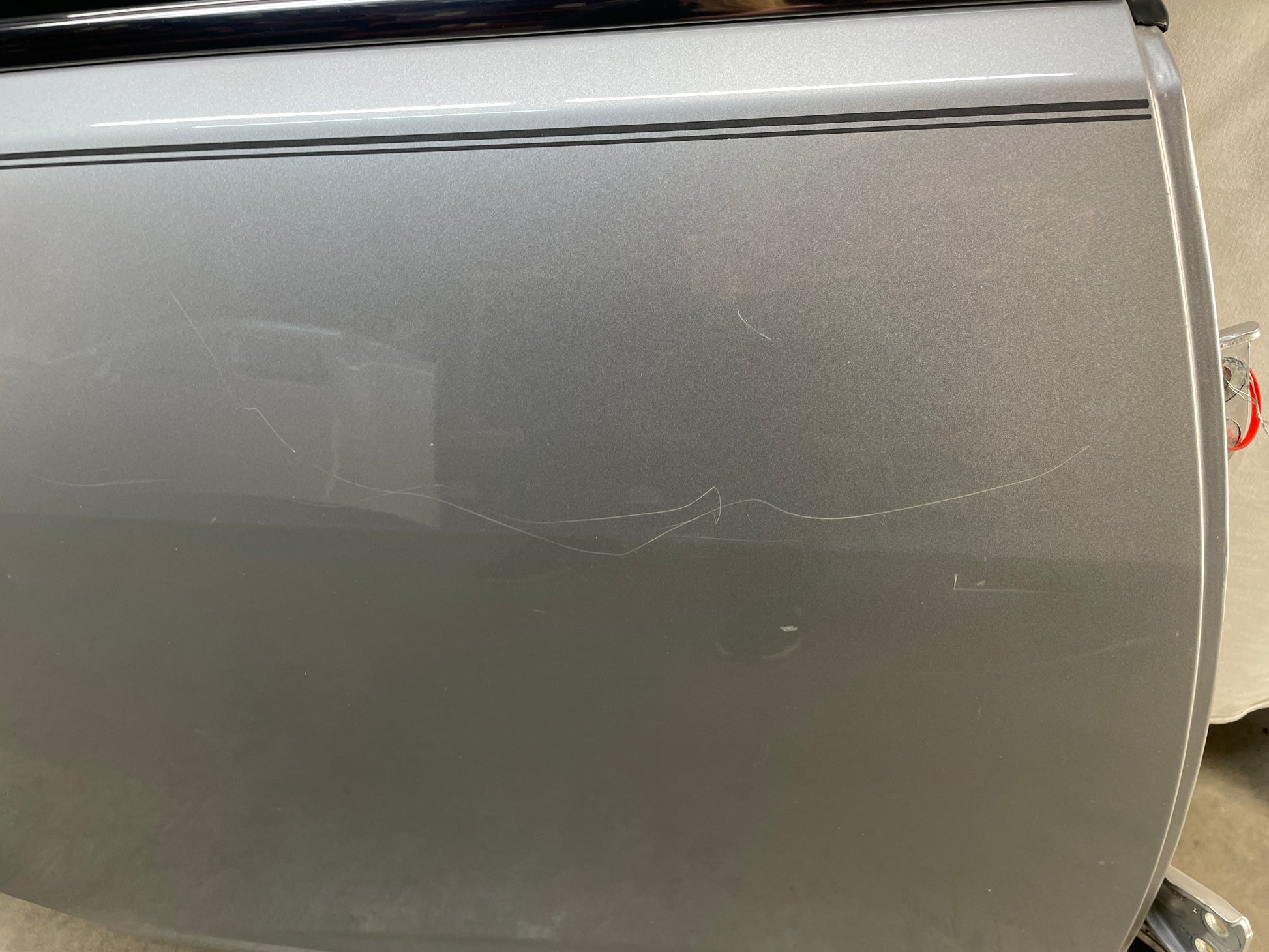 2009 Pontiac G8 RH Passenger Rear Exterior Door Silver OEM - Day's Parts Yard