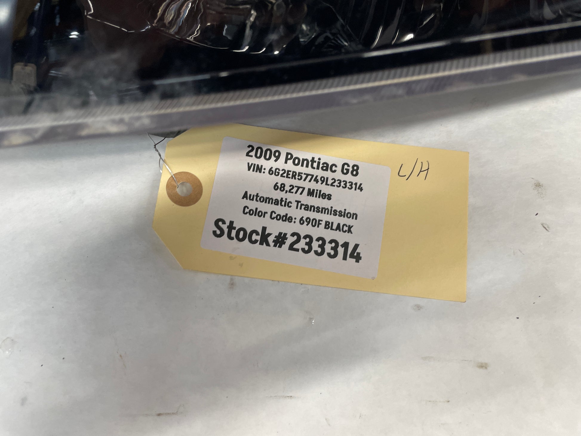 2009 Pontiac G8 LH Driver Head Light Headlight Lamp OEM - Day's Parts Yard