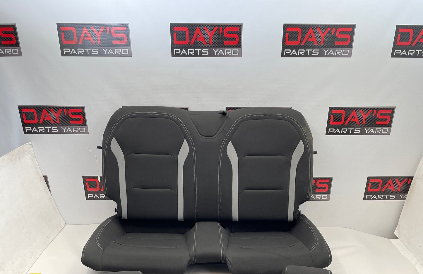 2022 Chevy Camaro SS Rear Seat Black and Gray Cloth OEM