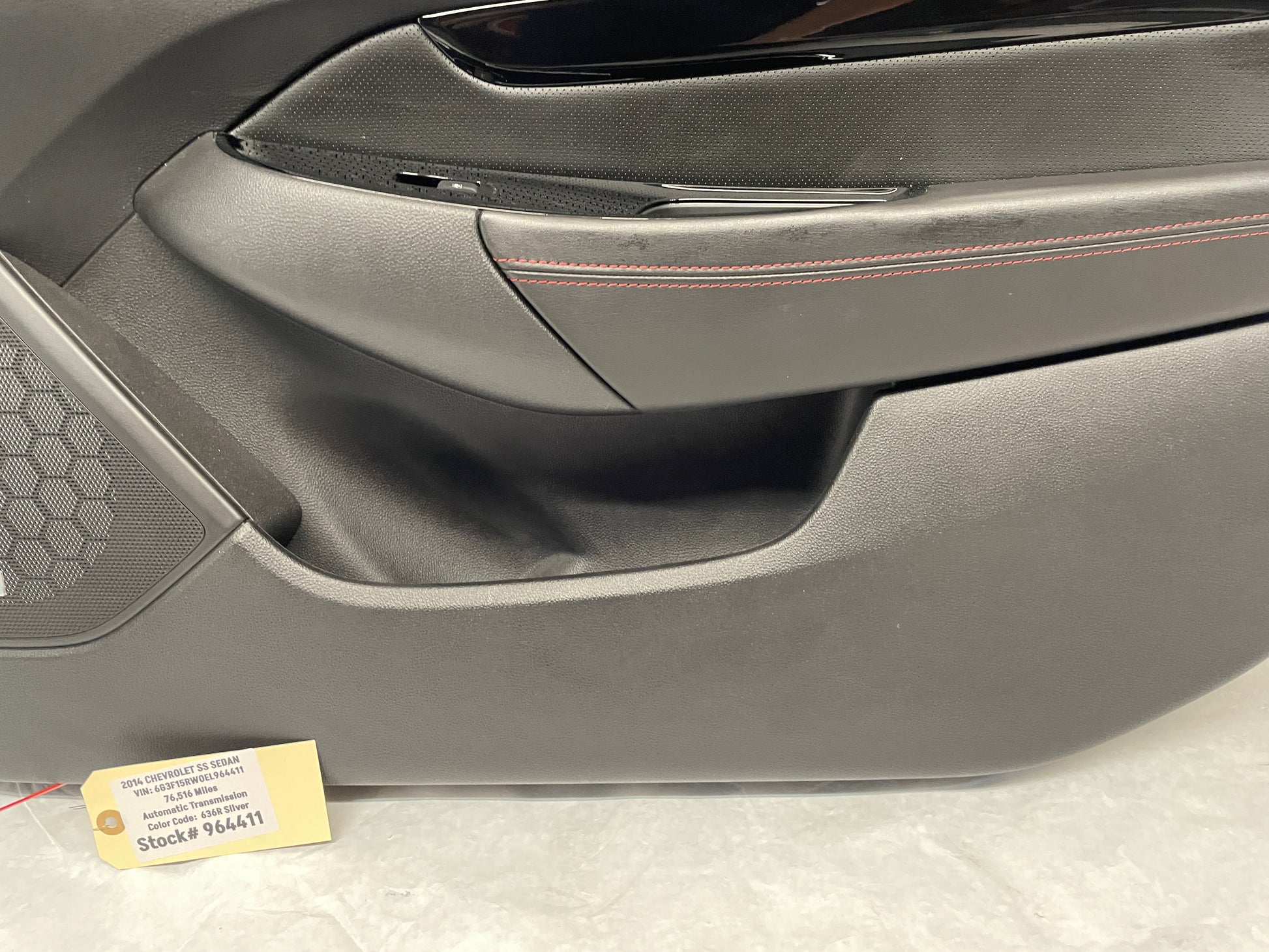 2014 Chevy SS Sedan RH Passenger Front Door Panel OEM - Day's Parts Yard