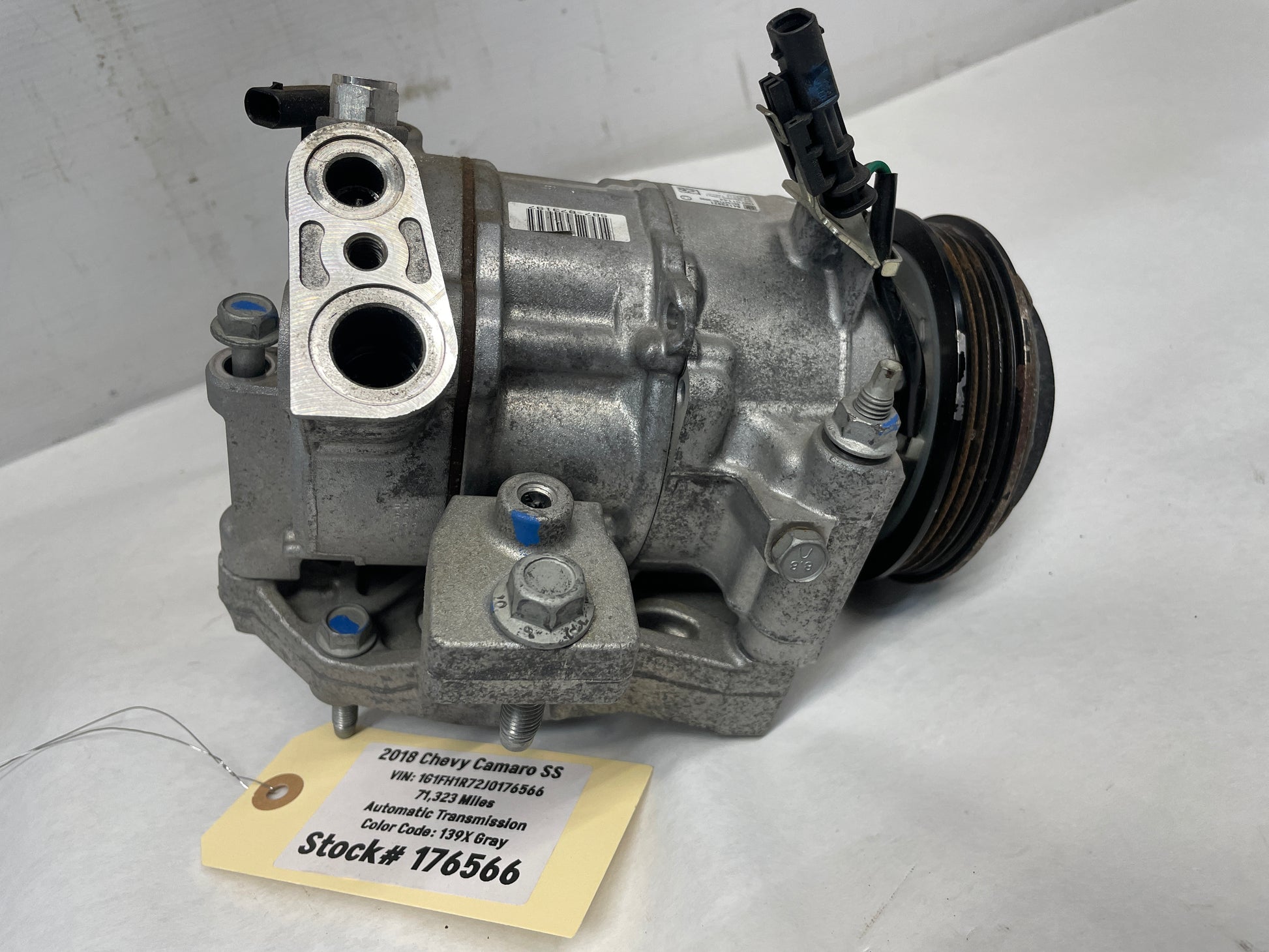 2018 Chevy Camaro SS AC A/C Air Conditioner Compressor & Bracket OEM - Day's Parts Yard