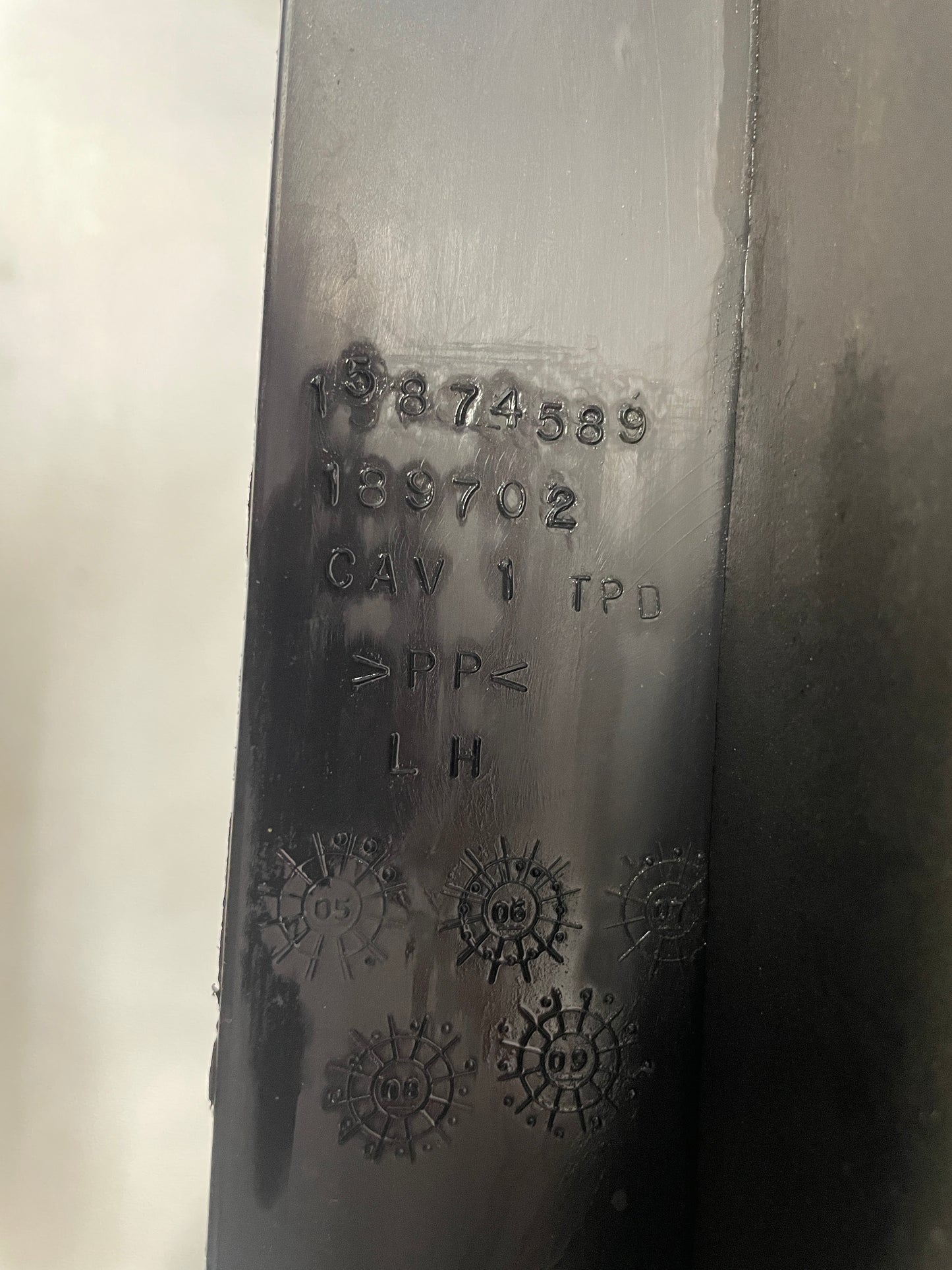 2011 Chevy C6 Corvette Grand Sport LH Driver Rear Wheelhouse Liner Well OEM