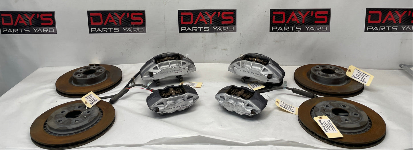 2018 Chevy Camaro SS Front and Rear Calipers w/ Rotors OEM - Day's Parts Yard