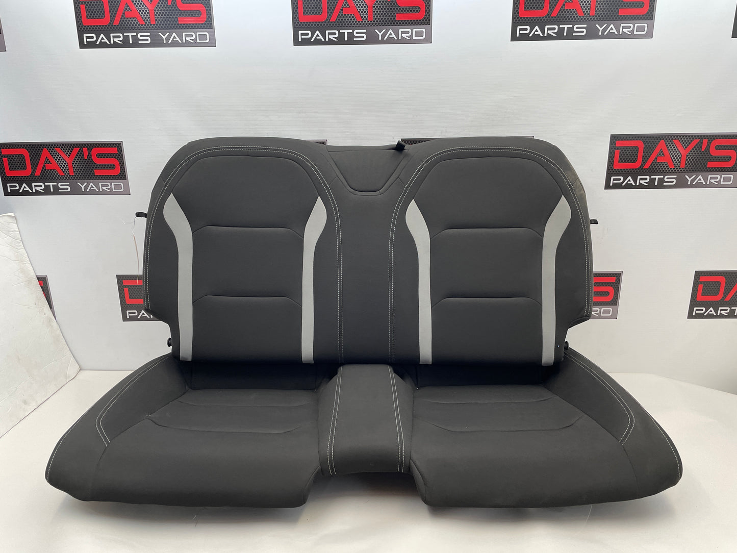 2022 Chevy Camaro SS Rear Seat Black and Gray Cloth OEM