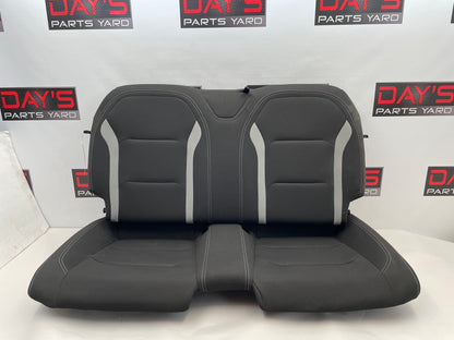 2022 Chevy Camaro SS Rear Seat Black and Gray Cloth OEM