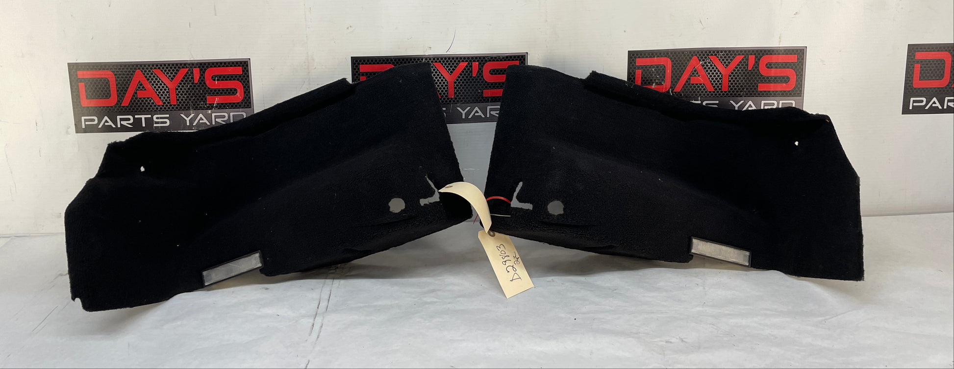 2004 Chevy C5 Corvette RH & LH Rear Trunk Cargo Compartment Carpet Trim Liner Insert OEM - Day's Parts Yard