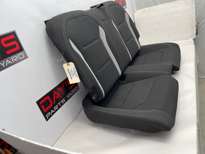 2022 Chevy Camaro SS Rear Seat Black and Gray Cloth OEM