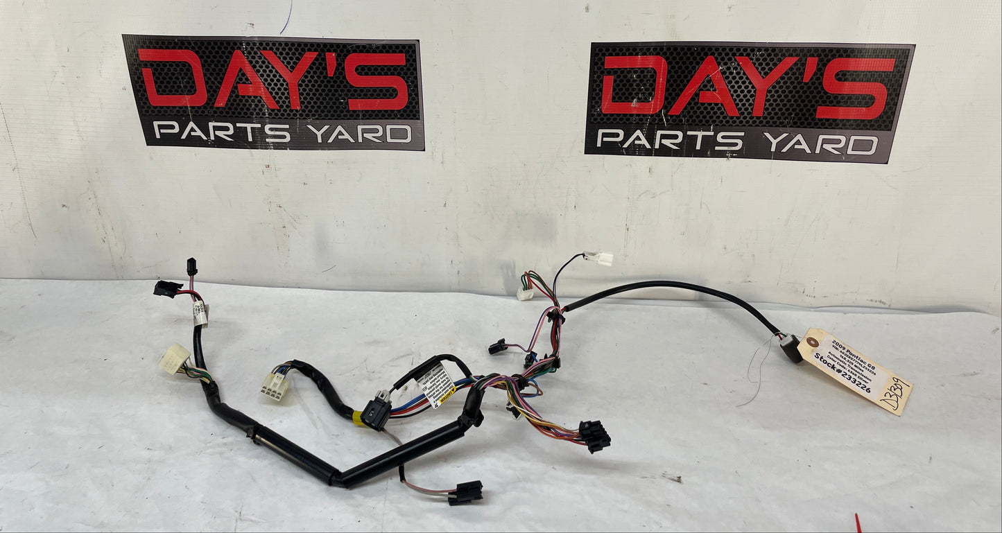 2009 Pontiac G8 LH Driver Front Seat Wire Harness OEM - Day's Parts Yard