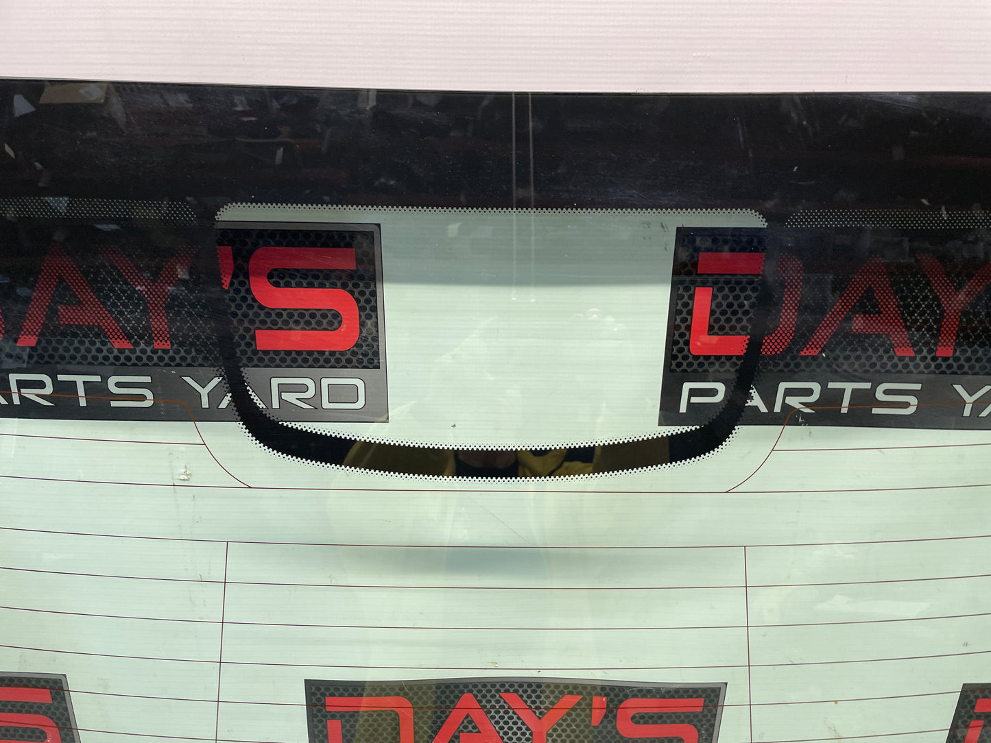 2017 Chevy SS Sedan Rear Back Glass Windshield Window OEM LOCAL PICK UP - Day's Parts Yard