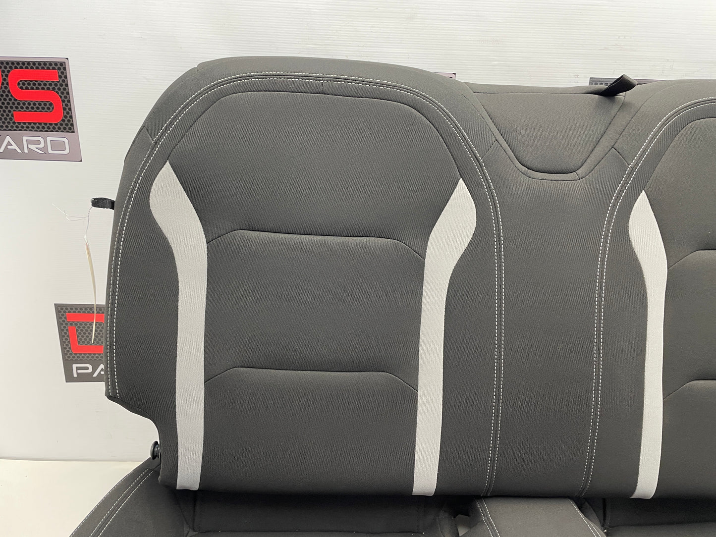 2022 Chevy Camaro SS Rear Seat Black and Gray Cloth OEM