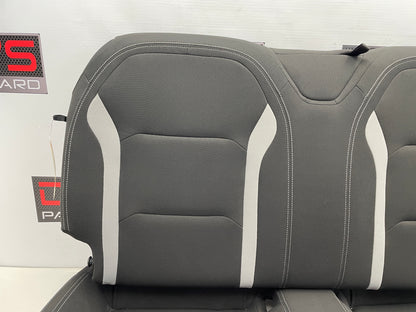 2022 Chevy Camaro SS Rear Seat Black and Gray Cloth OEM