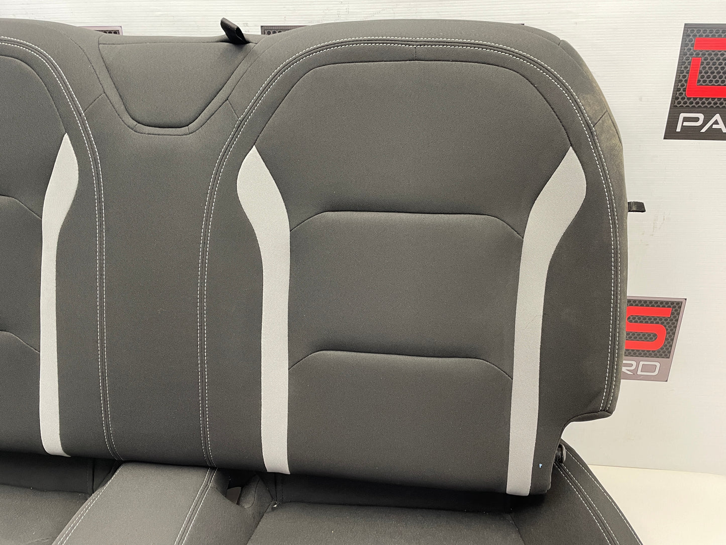 2022 Chevy Camaro SS Rear Seat Black and Gray Cloth OEM
