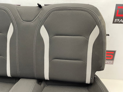 2022 Chevy Camaro SS Rear Seat Black and Gray Cloth OEM