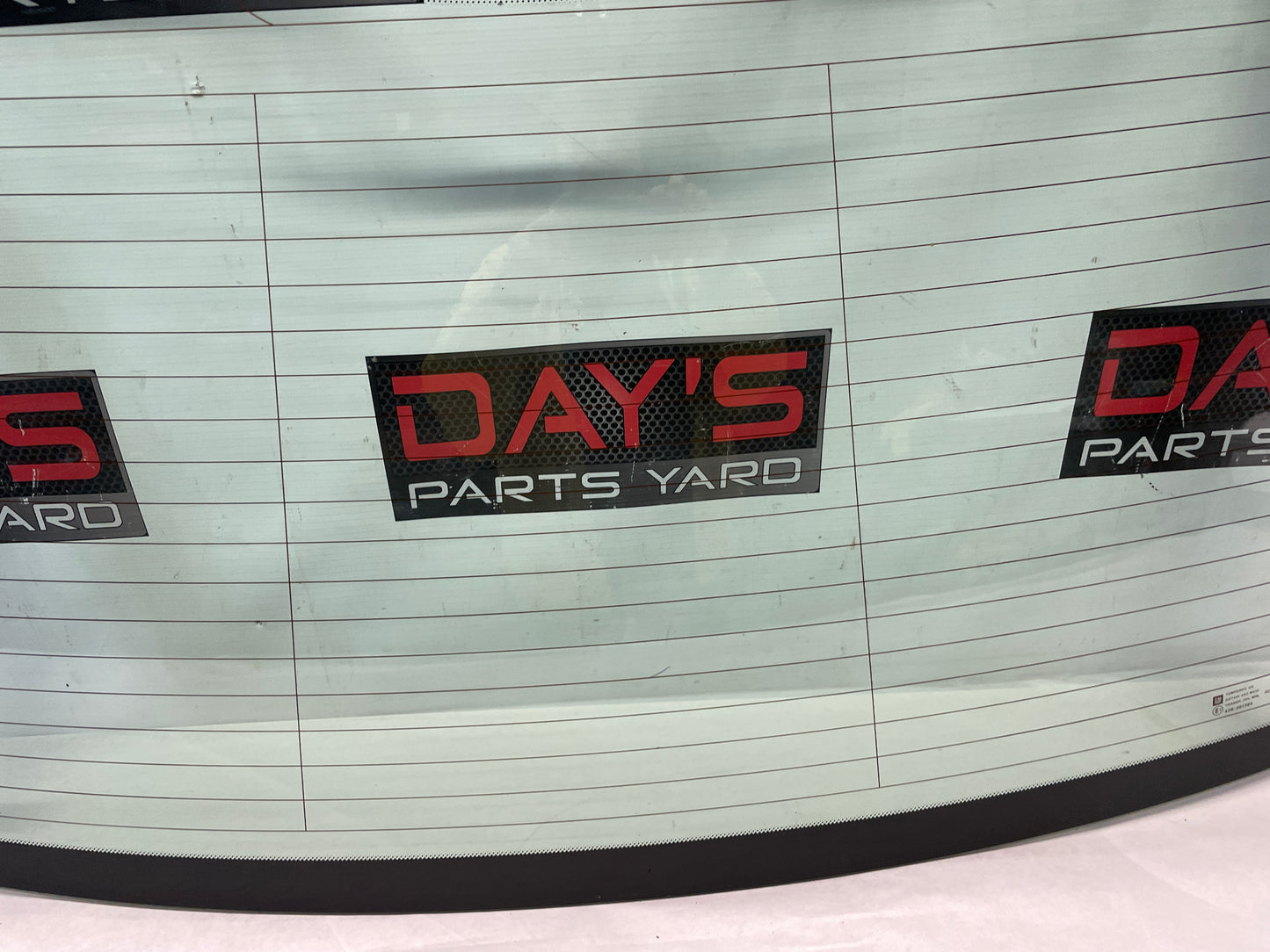 2017 Chevy SS Sedan Rear Back Glass Windshield Window OEM LOCAL PICK UP - Day's Parts Yard