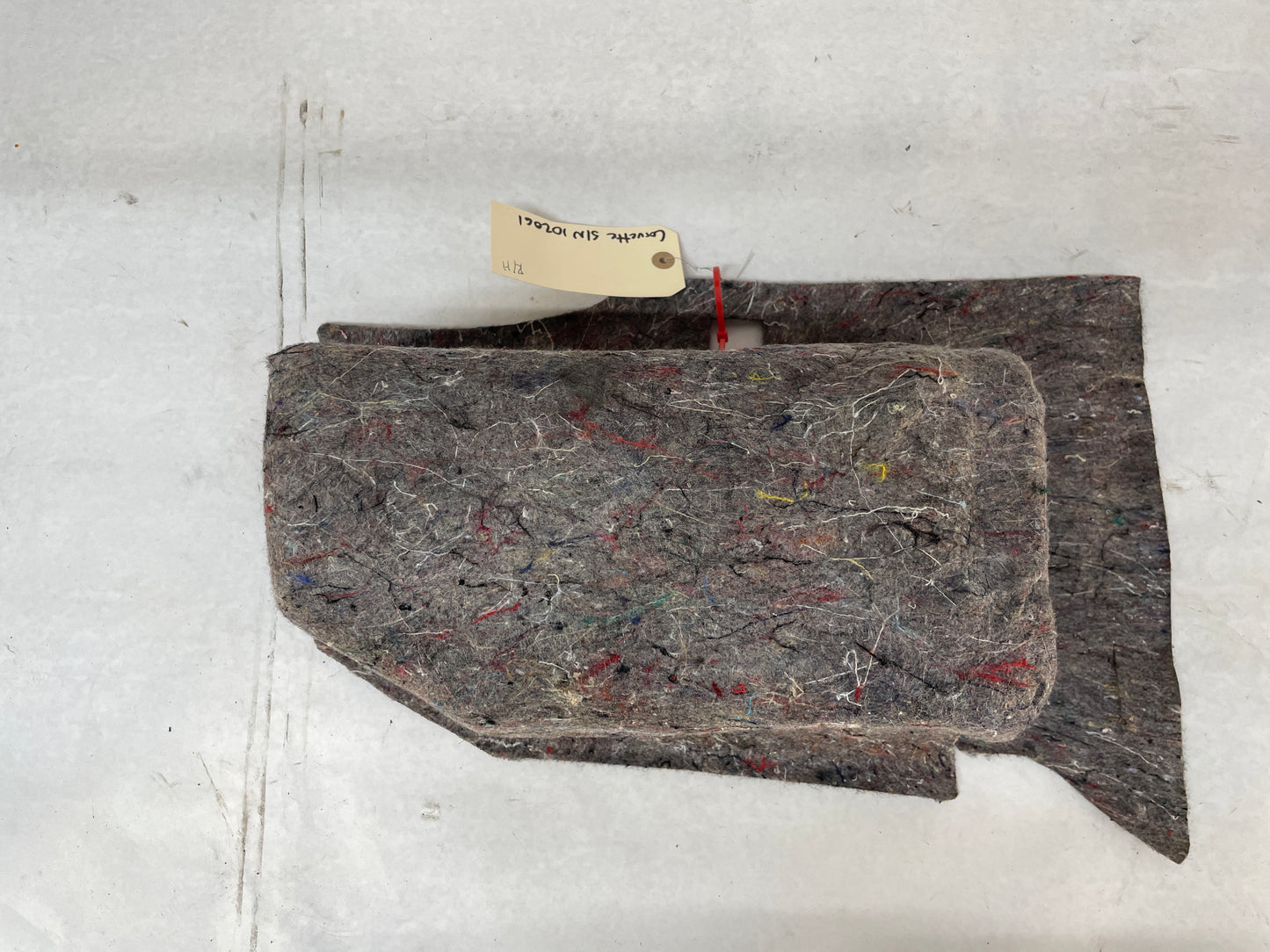 2004 Chevy C5 Corvette RH Passenger Trunk Cargo Storage Carpet Felt Insert OEM - Day's Parts Yard